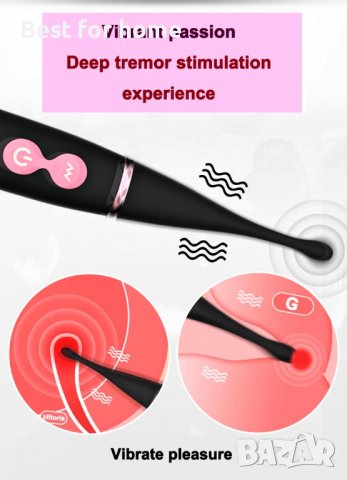 Луксозен масажор kissplay Г spot pen, снимка 8 - Масажори - 36616243
