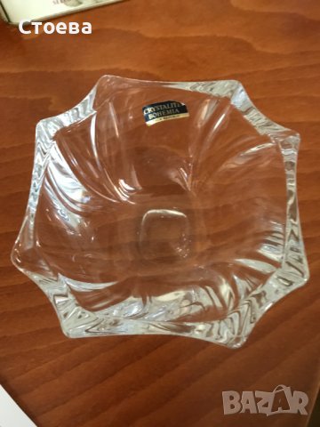 НОВА кристална купичка Бохемия - налична