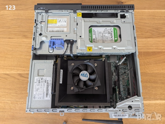 Компютър Lenovo ThinkCentre M900, i5-6500, 256GB NVME, 1TB HDD, WiFi, снимка 3 - Работни компютри - 51691617