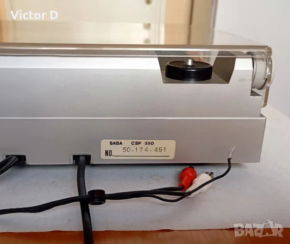 SABA CSP 350-Грамофон  LINEAR TRACKING Direct drive, снимка 13 - Грамофони - 47340605