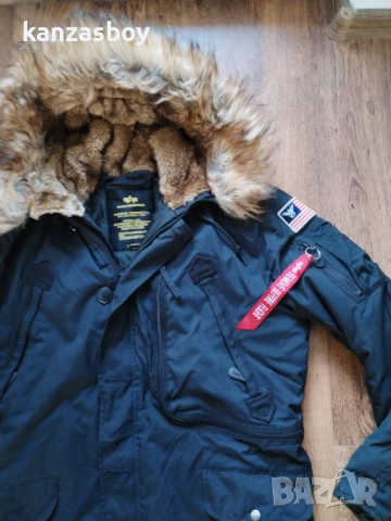 Alpha Industries Jackets - мъжко зимно яке КАТО НОВО Л, снимка 4 - Якета - 53036878