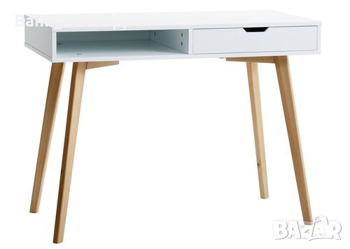 Красиво бяло бюро с изчистен дизайн, Код:2887, снимка 5 - Бюра - 37862047