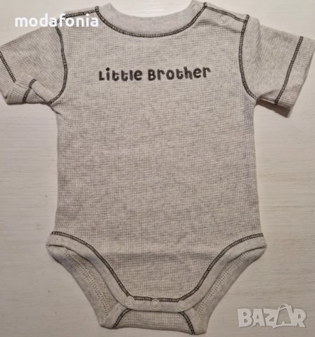 Бебешко боди Little brother, снимка 2 - Бодита за бебе - 48980819