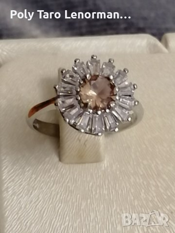Сребърни пръстени със Султанит - атрактивен модел- проба и печат, снимка 2 - Пръстени - 42968991