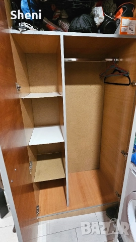 Двукрилен гардероб 195х90х54,50, снимка 3 - Гардероби - 52791483