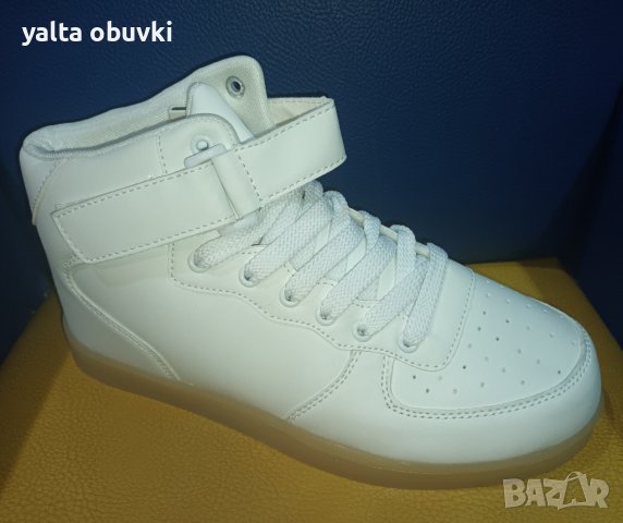 Светещи кецове с USB зарядно, снимка 12 - Кецове - 39485489