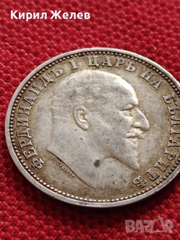СРЕБЪРНА МОНЕТА 1 лев 1910г. Фердинанд първи Цар на Българите за КОЛЕКЦИЯ 36526, снимка 9 - Нумизматика и бонистика - 39693245