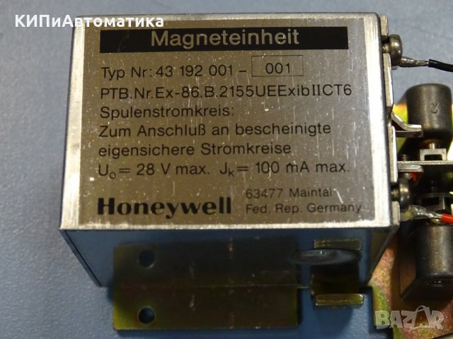 позиционер Honeywell 43 192 001-001 electro pneumatic positioner assemply Ex86, снимка 3 - Резервни части за машини - 35490855