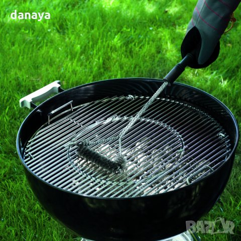 2675 Дълга четка за скара и грил, 45см, снимка 2 - Мопове, кофи, четки и метли - 35496098