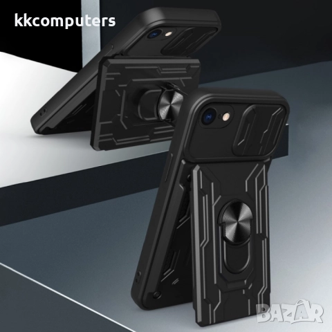 Apple iPhone 7 / 8 / SE 2020 Удароустойчив Ring Holder Калъф и Протектор, снимка 11 - Калъфи, кейсове - 52614247