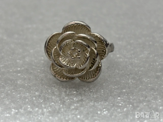 Дамски Сребърен Пръстен (проба 925)- 7,67 грама, снимка 6 - Пръстени - 53511216