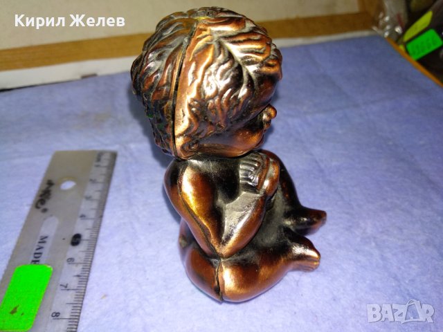 ДЕКОРАТИВНА МЕТАЛНА ФИГУРКА - МОМЧЕНЦЕ Била е ГАЗОВА ЗАПАЛКА - За КОЛЕКЦИЯ ДОМАШНА УКРАСА 41408, снимка 8 - Декорация за дома - 43887755