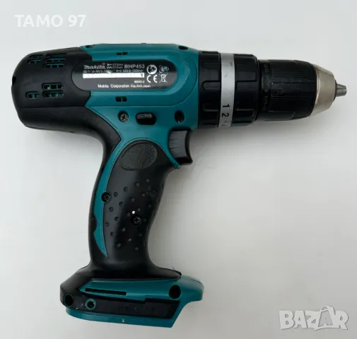 Makita BHP453 - Ударен акумулаторен винтоверт 18V перфектен!, снимка 2 - Винтоверти - 49145522