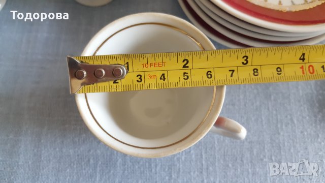 Сервиз  за кафе от фин немски порцелан - 15 части, снимка 7 - Сервизи - 33677253