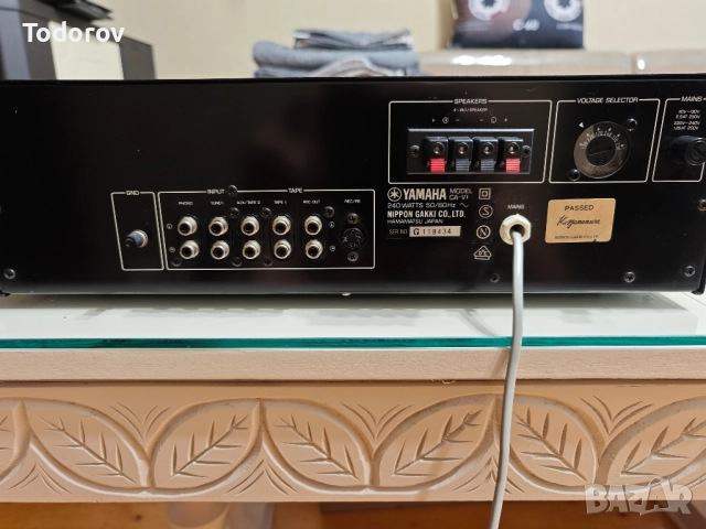 Усилвател Yamaha CA-V1, снимка 7 - Ресийвъри, усилватели, смесителни пултове - 51499659