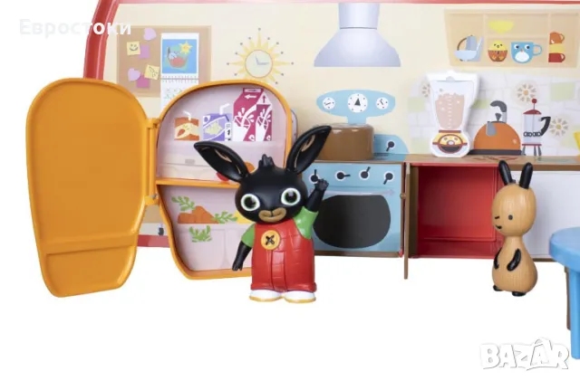 Игрален комплект Giochi Preziosi Bing - La Grande Casa di Bing, с  голяма къща с 3 стаи, снимка 5 - Образователни игри - 47325197