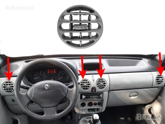 Въздуховод за Renault Kangoo 1 (1997-2008), снимка 3 - Аксесоари и консумативи - 44842855