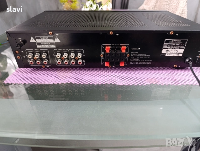 Усилвател Pioneer A-202 , снимка 5 - Ресийвъри, усилватели, смесителни пултове - 53400812