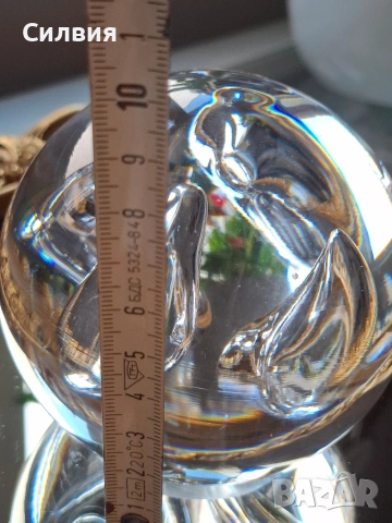 Кристална сфера, снимка 2 - Декорация за дома - 53093657