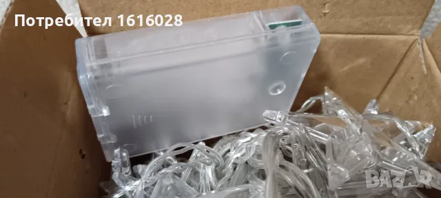 Нов герлянд - светеща завеса с 24 LED звезди., снимка 15 - Декорация за дома - 49148848