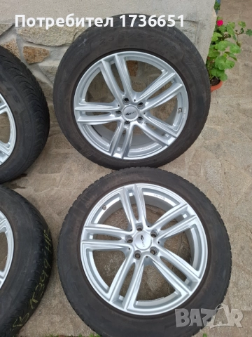 Джанти с зимни гуми 19 цола 5х112, снимка 3 - Гуми и джанти - 52633163