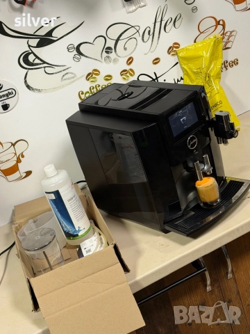 Кафемашина кафе автомат JURA S8 PIANO BLACK с гаранция, снимка 11 - Кафемашини - 52645904