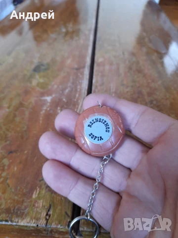 Стар ключодържател,ролетка Разноизнос София, снимка 2 - Други ценни предмети - 51331735