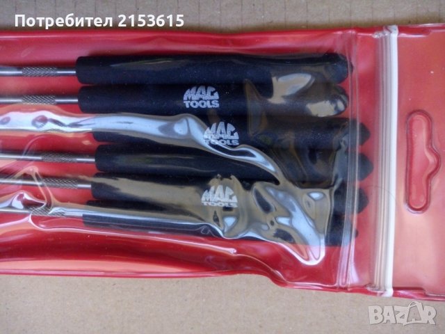 Mac Tools 6 броя авто куки hook and pick set MADE IN USA PSCHP6L , снимка 3 - Други инструменти - 43614362