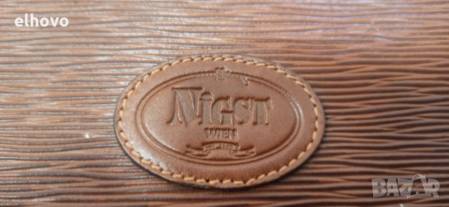 Австрийски кожен куфар Nigst Wien, снимка 8 - Куфари - 32951454