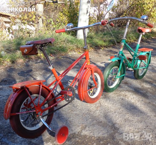 Ретро детски велосипеди марка ( Бабочка) Пеперудка два броя употребявани 1977 год. СССР, снимка 3 - Велосипеди - 36592892