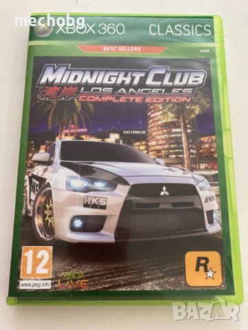 Midnight Club: Los Angeles Complete Edition за Xbox 360/Xbox one, снимка 1 - Игри за Xbox - 37246050