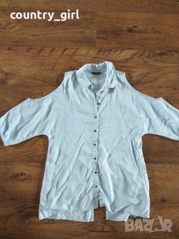 Guess Jeans Koszula Exposed Shoulder - страхотна дамска туника, снимка 10 - Туники - 28990615