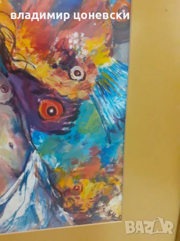 Маслена картина,масло на картон,живопис, снимка 4 - Картини - 49242568