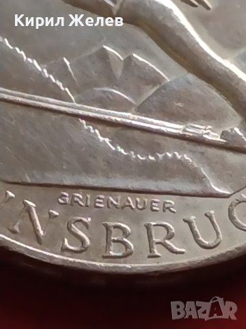 Сребърна монета 50 шилинга 1964г. Австрия 0.900 Инсбрук IX Зимни олимпийски игри 41420, снимка 11 - Нумизматика и бонистика - 43568167