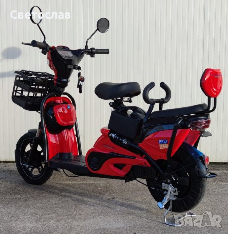 Електрически скутер EcoWay модел JML 350 W мотор бордо, снимка 2 - Мотоциклети и мототехника - 44078228