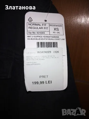 Дънково яке с подплата  S/M, снимка 6 - Якета - 49299091