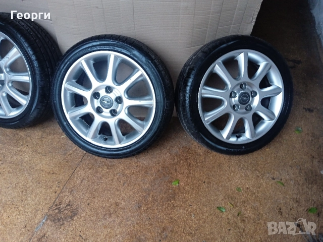 Джанти с гуми 195/45/16 OPEL 5x110, снимка 3 - Гуми и джанти - 52468980
