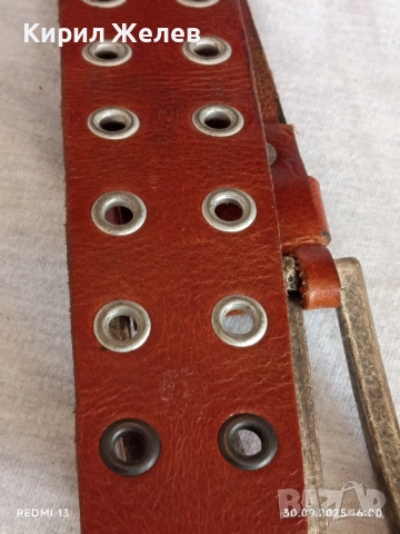 Дамски кожен колан HANDMADE KAMPARA много красив стилен дизайн 46239, снимка 6 - Колани - 51892887