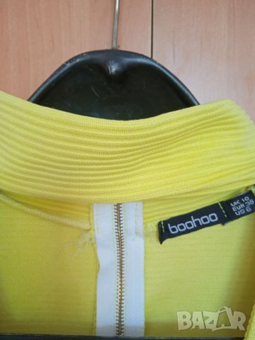 Жълта рокля Boohoo , снимка 6 - Рокли - 36963345