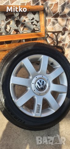 Джанта с гума фолксваген vw golf 5, снимка 1 - Гуми и джанти - 34805192