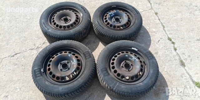 Стоманени джанти Opel Corsa D 15ки 2010г.(Гуми дот23)	