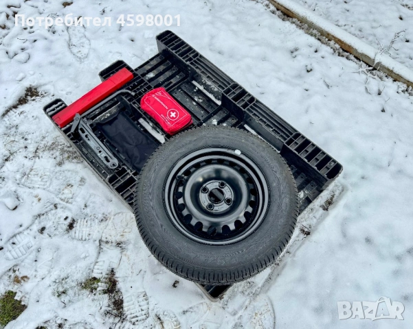ЧИСТО НОВА Резервна гума+джанта 14цола 4x100+Авариен комплект за Opel,Chevrolet, снимка 2 - Гуми и джанти - 53139245