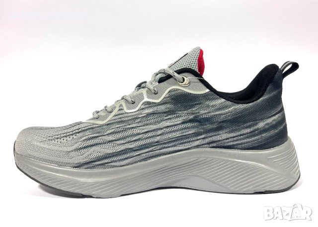 Мъжки маратонки в сиво, снимка 2 - Маратонки - 44043365