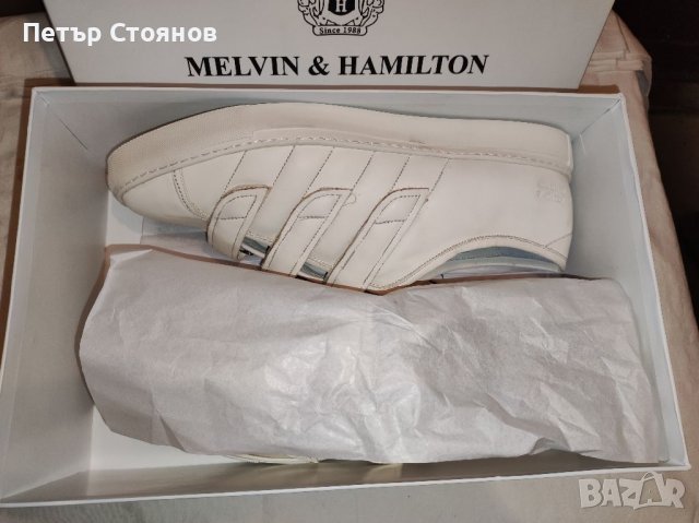 Страхотни мъжки кецове от естествена кожа Melvin&Hamilton №47, снимка 12 - Кецове - 39745169