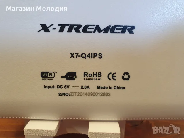 7" Таблет X-TREMER X7-Q4IPS Има кутия и зарядно. В отлично техническо и визуално състояние., снимка 7 - Джойстици и геймпадове - 47431334