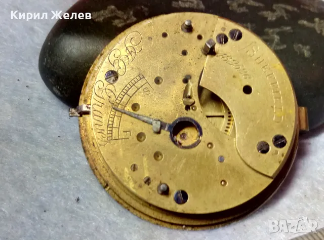 SHEFFIELD J.G. GRAVES МЕХАНИЗЪМ от СТАР РЯДЪК КОЛЕКЦИОНЕРСКИ ДЖОБЕН ЧАСОВНИК АНГЛИЯ 34544, снимка 2 - Антикварни и старинни предмети - 48553666