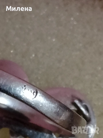 Сребърен пръстен , снимка 2 - Пръстени - 53164107