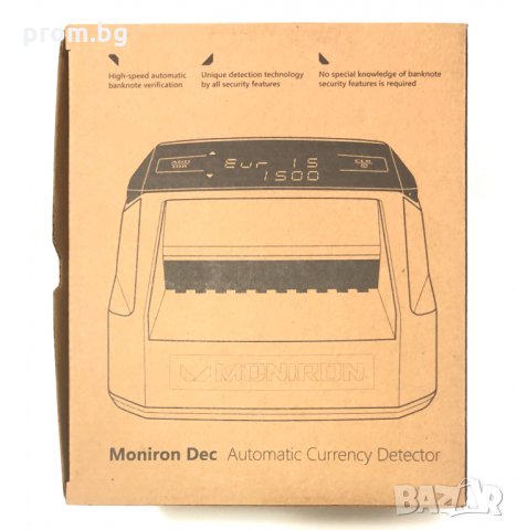 MONIRON автоматичен валутен детектор, тестер за банкноти, сертифициран, Германия, снимка 8 - Друга електроника - 32674053