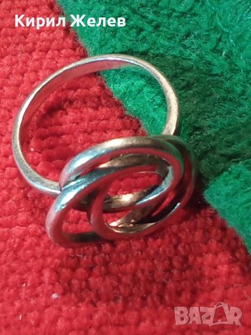 СТАР АЖУРЕН ДИЗАЙНЕРСКИ СРЕБЪРЕН ВИНТИДЖ ПРЪСТЕН ВИСОКА ПРОБА СРЕБРО 35244, снимка 3 - Пръстени - 39470795