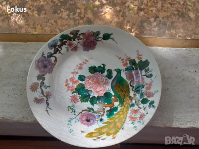 Стар порцелан колекционерска чиния BAVARIA, снимка 2 - Антикварни и старинни предмети - 53408930